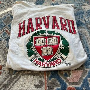 Harvard White Graphic T-Shirt